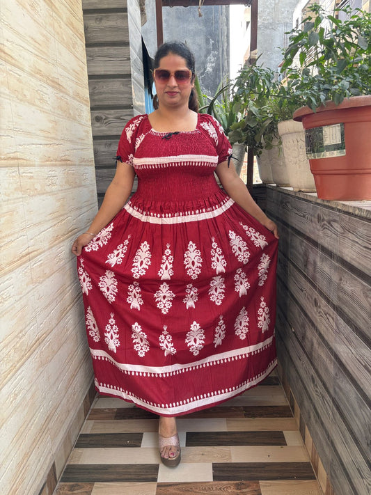 Bobbin Cotton Maxi Dress