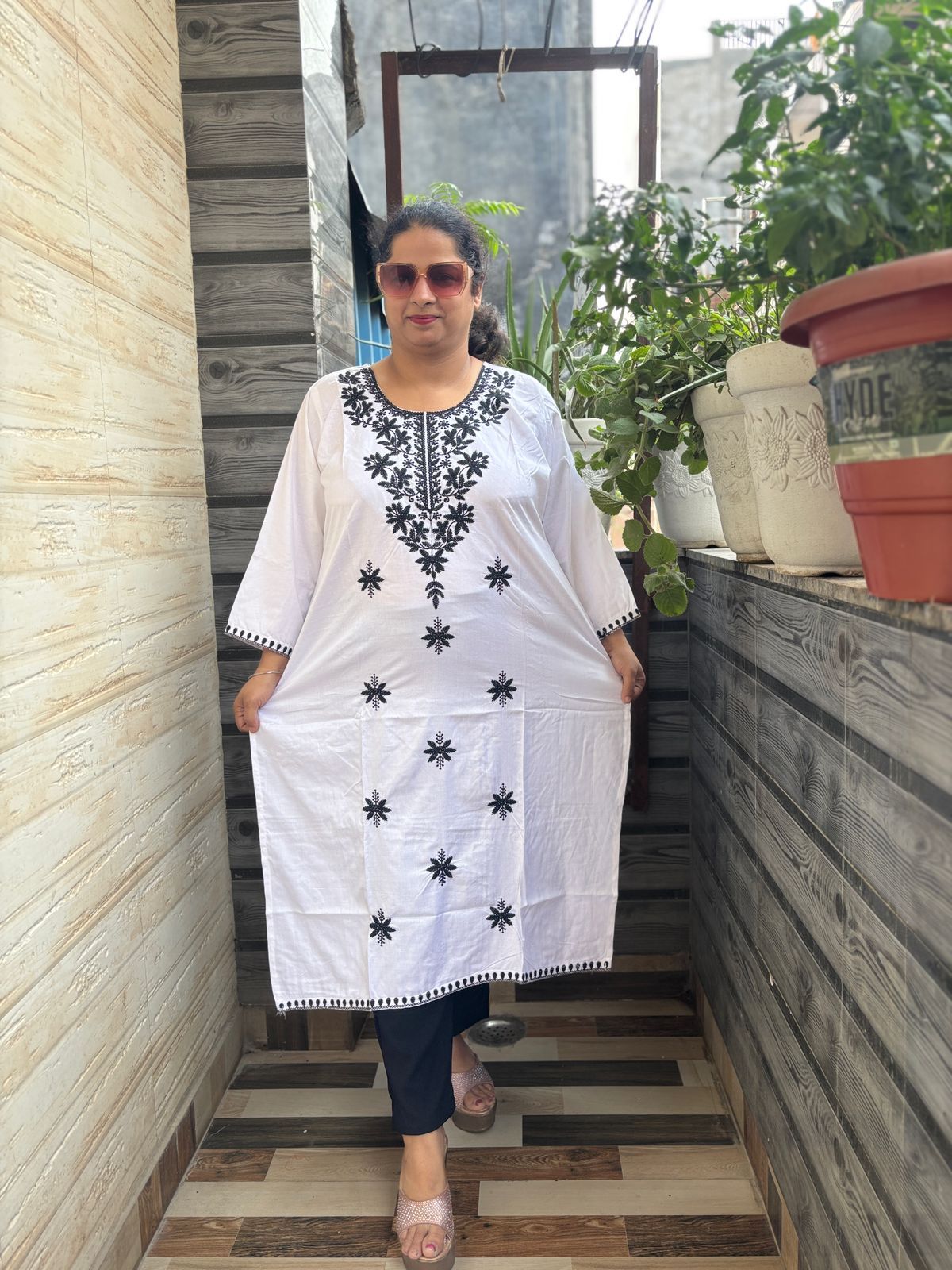 Plus Size Chikan Kurties
