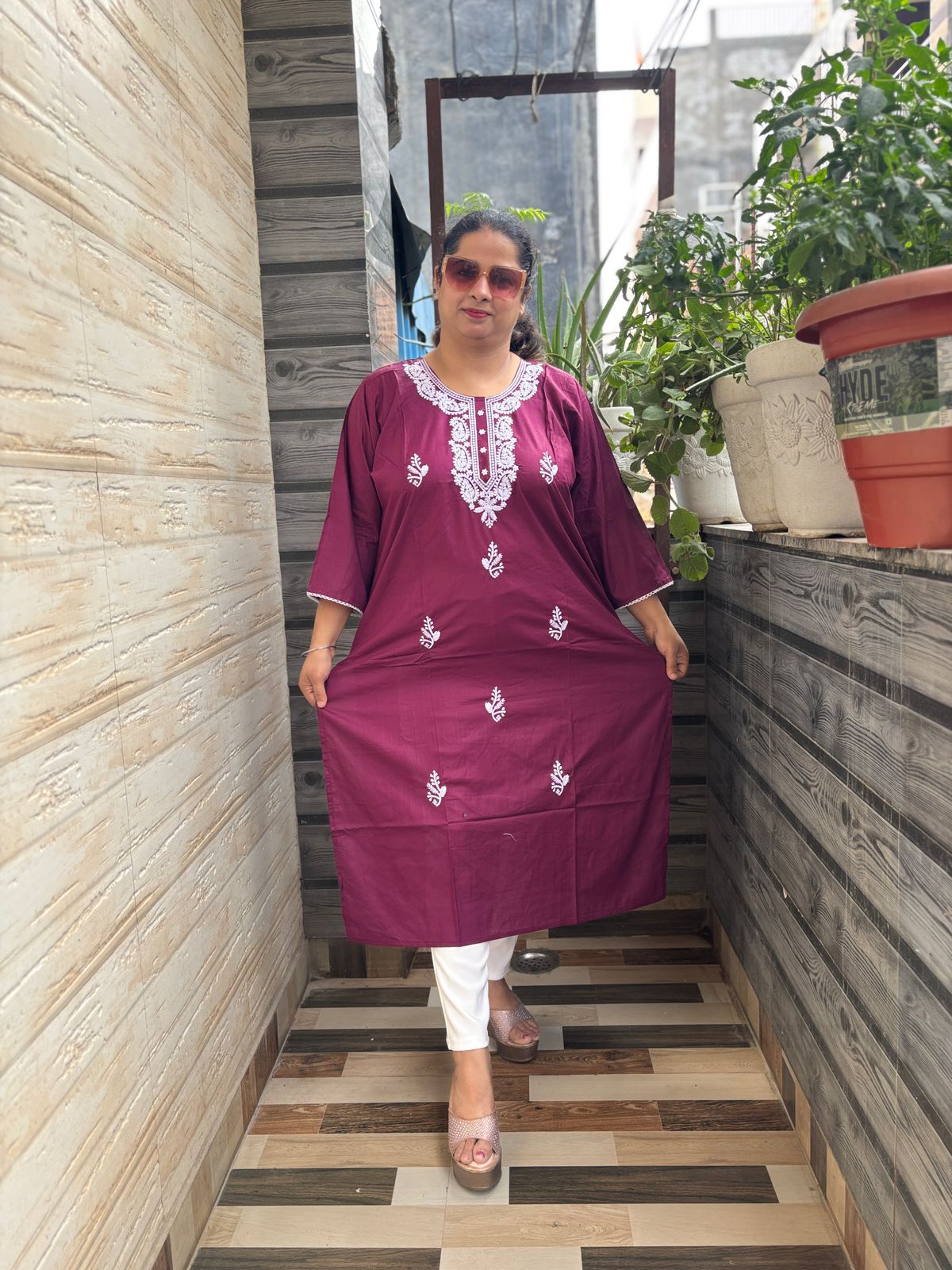 Plus Size Chikan Kurties