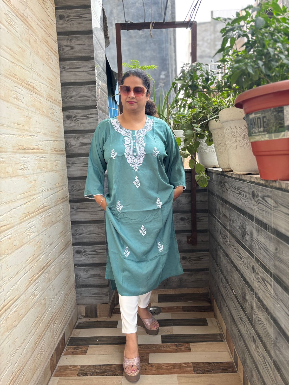 Plus Size Chikan Kurties
