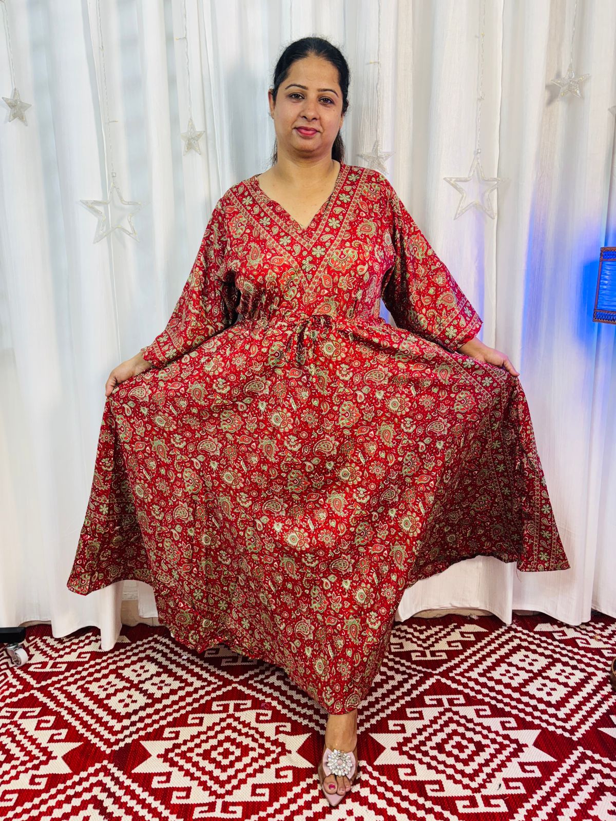 Classic Flare Kaftan Dress