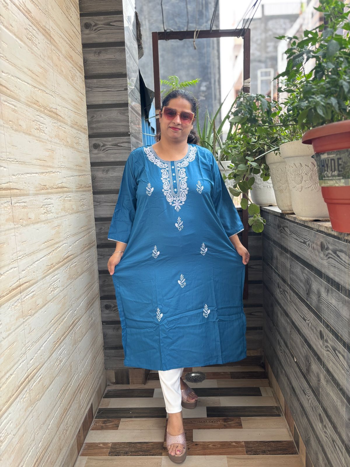 Plus Size Chikan Kurties