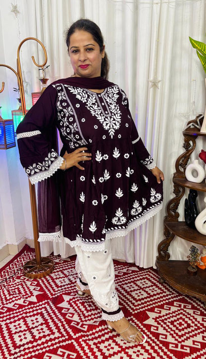 ✨ NAZAKAT- Paplon Style Coord Set (XL–XXXL)