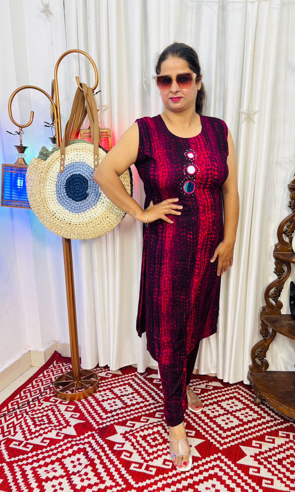 Riwaayat-e-Rang-LONG TOP COORD SET