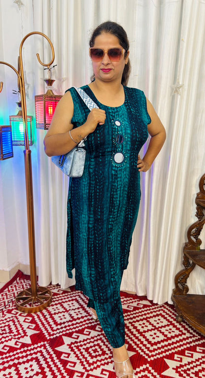 Riwaayat-e-Rang-LONG TOP COORD SET