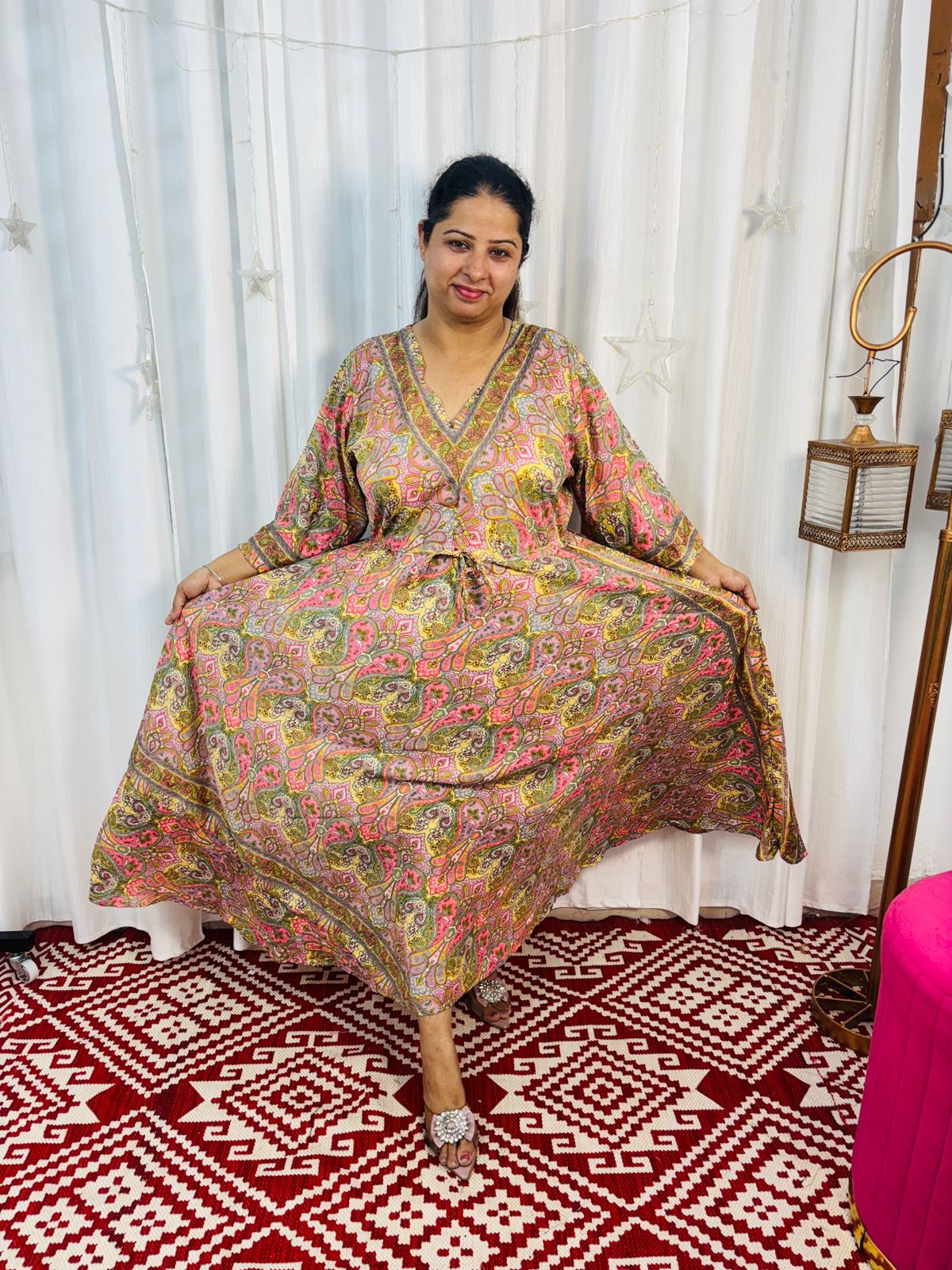 Classic Flare Kaftan Dress