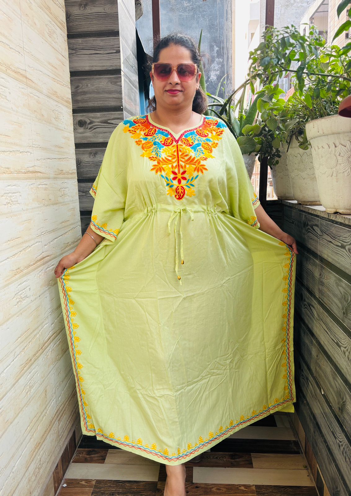 Reyon Cotton Kaftan