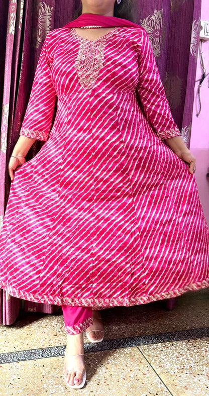 Lahariya Anarkali Suit