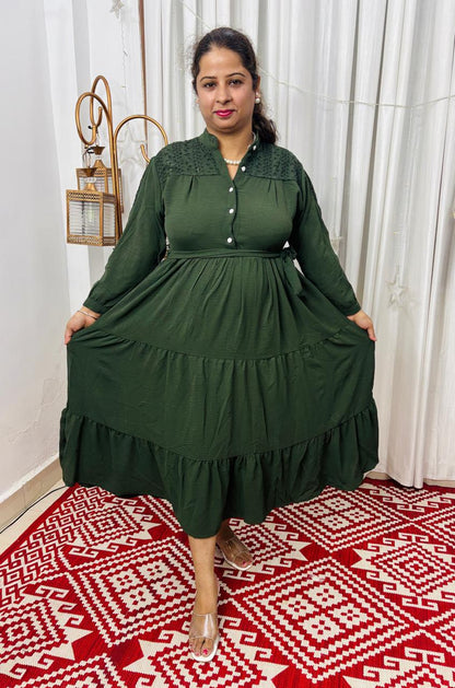 Beautiful Imported Tiered Dress