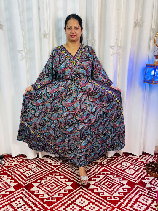 Classic Flare Kaftan Dress