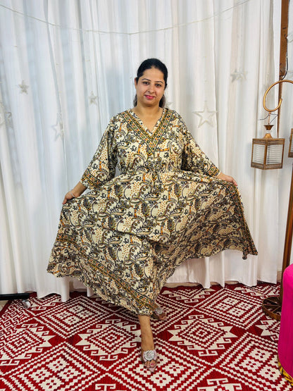 Classic Flare Kaftan Dress