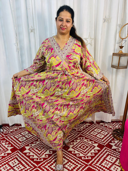 Classic Flare Kaftan Dress